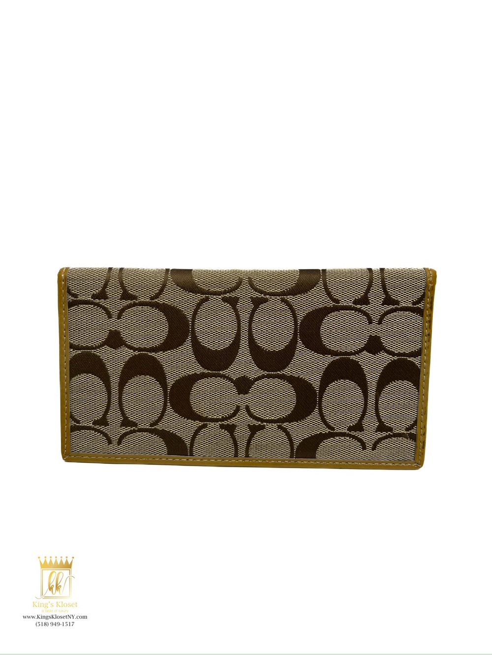 Coach checkbook Wallet